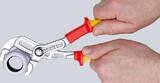 KNIPEX KNIPEX 87 26 250 SB Cobra® VDE High-Tech Water Pump Pliers, insulated insulated with multi-component grips, VDE-tested ch