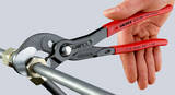 KNIPEX KNIPEX 87 41 250 Multiple Slip Joint Spanner with non-slip plastic coating grey atramentized 250 mm