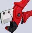 KNIPEX KNIPEX 90 10 185 Pipe cutter for multilayer and pneumatic hoses tough fibreglass reinforced plastic handles 185 mm