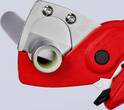 KNIPEX KNIPEX 90 25 185 SB Pipe cutter for plastic composite pipes tough fibreglass reinforced plastic handles 185 mm (self-serv