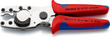 KNIPEX KNIPEX 90 25 20 Pipe Cutter for composite pipes and protective tubes with multi-component grips galvanized 210 mm