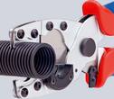 KNIPEX KNIPEX 90 25 20 Pipe Cutter for composite pipes and protective tubes with multi-component grips galvanized 210 mm