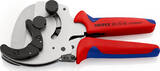 KNIPEX KNIPEX 90 25 40 Pipe Cutter for composite and plastic pipes with multi-component grips galvanized 210 mm
