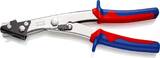 KNIPEX KNIPEX 90 55 280 EAN Sheet Metal Nibbler with multi-component grips nickel plated 280 mm