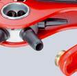 KNIPEX KNIPEX 90 70 220 EAN Revolving Punch Pliers red powder-coated 220 mm