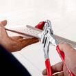 KNIPEX KNIPEX 91 13 250 Pince de carreleur gainées en plastique chromée 250 mm