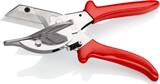 KNIPEX KNIPEX 94 35 215 EAN Mitre Shears for plastic and rubber sections with plastic grips chrome-plated 215 mm