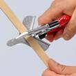 KNIPEX KNIPEX 94 35 215 EAN Mitre Shears for plastic and rubber sections with plastic grips chrome-plated 215 mm