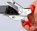 KNIPEX KNIPEX 94 35 215 EAN Mitre Shears for plastic and rubber sections with plastic grips chrome-plated 215 mm