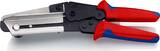 KNIPEX KNIPEX 95 02 21 Vinyl Shears also for cable ducts with multi-component grips burnished 275 mm