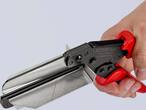 KNIPEX KNIPEX 95 02 21 Vinyl Shears also for cable ducts with multi-component grips burnished 275 mm