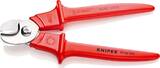 KNIPEX KNIPEX 95 06 230 SB Coupe-câbles poignées gainées en plastique par extrusion isolées, gainage en plastique par extrusion,