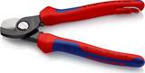 KNIPEX KNIPEX 95 12 165 T Coupe-câbles avec gaines bi-matière, avec œillet intégré pour fixation d’un dispositif antichute bruni