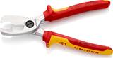 KNIPEX KNIPEX 95 16 200 SB Cable Shears with twin cutting edge insulated with multi-component grips, VDE-tested chrome-plated 20