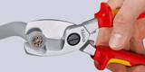 KNIPEX KNIPEX 95 16 200 SB Cable Shears with twin cutting edge insulated with multi-component grips, VDE-tested chrome-plated 20