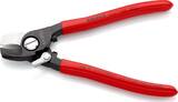 KNIPEX KNIPEX 95 21 165 SB Cable Shears with opening spring plastic coated burnished 165 mm (self-service card/blister)