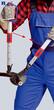 KNIPEX KNIPEX 95 32 038 Cable Shears (ratchet action) with telescopic handles with multi-component grips 570 mm