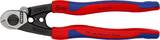 KNIPEX KNIPEX 95 62 190 SB Wire Rope Cutter forged with multi-component grips 190 mm (self-service card/blister)