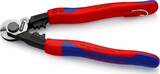KNIPEX KNIPEX 95 62 190 T BK Wire Rope Cutter forged with multi-component grips, with integrated tether attachment point for a t