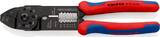 KNIPEX KNIPEX 97 21 215 B Crimping Pliers with multi-component grips black lacquered 230 mm