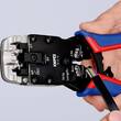KNIPEX KNIPEX 97 51 12 SB Crimping Pliers for Western plugs with multi-component grips burnished 200 mm (self-service card/blist