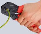 KNIPEX KNIPEX 97 52 08 Crimping Pliers for two-hand operation with non-slip plastic grips burnished 250 mm