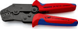 KNIPEX KNIPEX 97 52 14 Crimping Pliers short design with multi-component grips burnished 195 mm