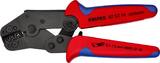 KNIPEX KNIPEX 97 52 14 Crimping Pliers short design with multi-component grips burnished 195 mm