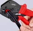 KNIPEX KNIPEX 97 52 18 Crimping Pliers for two-hand operation with non-slip plastic coating burnished 250 mm