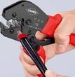 KNIPEX KNIPEX 97 52 18 Crimping Pliers for two-hand operation with non-slip plastic coating burnished 250 mm