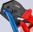 KNIPEX KNIPEX 97 52 18 Crimping Pliers for two-hand operation with non-slip plastic coating burnished 250 mm