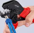 KNIPEX KNIPEX 97 52 18 Crimping Pliers for two-hand operation with non-slip plastic coating burnished 250 mm