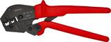 KNIPEX KNIPEX 97 52 19 Crimping Pliers for two-hand operation with non-slip plastic grips burnished 250 mm