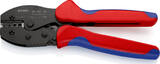 KNIPEX KNIPEX 97 52 34 PreciForce® Pince à sertir avec gaines bi-matière brunie 220 mm