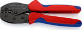 KNIPEX KNIPEX 97 52 36 SB PreciForce® Crimping Pliers with multi-component grips burnished 220 mm (self-service card/blister)