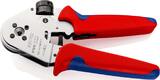 KNIPEX KNIPEX 97 52 63 Four-Mandrel Crimping Pliers for turned contacts with multi-component grips chrome-plated 180 mm