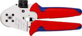 KNIPEX KNIPEX 97 52 63 Four-Mandrel Crimping Pliers for turned contacts with multi-component grips chrome-plated 180 mm