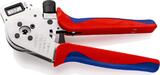 KNIPEX KNIPEX 97 52 65 DG Four-Mandrel Crimping Pliers for turned contacts with multi-component grips chrome-plated 250 mm