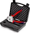 KNIPEX KNIPEX 97 52 65 DG Four-Mandrel Crimping Pliers for turned contacts with multi-component grips chrome-plated 250 mm