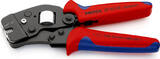 KNIPEX KNIPEX 97 53 08 Self-Adjusting Crimping Pliers for wire ferrules with front loading with multi-component grips burnished