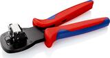 KNIPEX KNIPEX 97 54 24 Crimping Pliers for micro plugs parallel crimping with multi-component grips burnished 190 mm