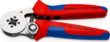 KNIPEX KNIPEX 97 55 04 SB Self-Adjusting Crimping Pliers for wire ferrules with lateral access with multi-component grips chrome