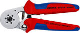 KNIPEX KNIPEX 97 55 14 Self-Adjusting Crimping Pliers for wire ferrules with lateral access with multi-component grips chrome-pl