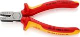 KNIPEX KNIPEX 97 68 145 A Crimping Pliers for wire ferrules insulated with multi-component grips, VDE-tested 145 mm