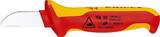 KNIPEX KNIPEX 98 52 SB Cable Knife insulating multi-component handle, VDE-tested 190 mm (self-service card/blister)