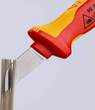 KNIPEX KNIPEX 98 52 SB Cable Knife insulating multi-component handle, VDE-tested 190 mm (self-service card/blister)