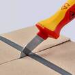KNIPEX KNIPEX 98 52 SB Cable Knife insulating multi-component handle, VDE-tested 190 mm (self-service card/blister)
