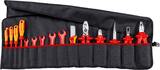 KNIPEX KNIPEX 98 99 13 Tool Roll 15 parts with insulated tools for works on electrical installations
