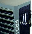 PROJAHN accessory roller with square hole perforation hook rack for hanging 7 pieces blue