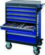 PROJAHN Roller cabinet GALAXY 7 drawers blue/anthracite
